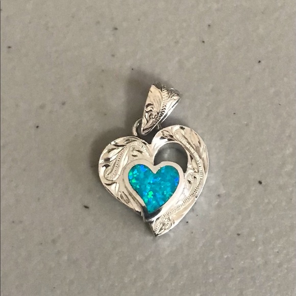 Jewelry - NWOT Sterling SilverDouble hearted charm